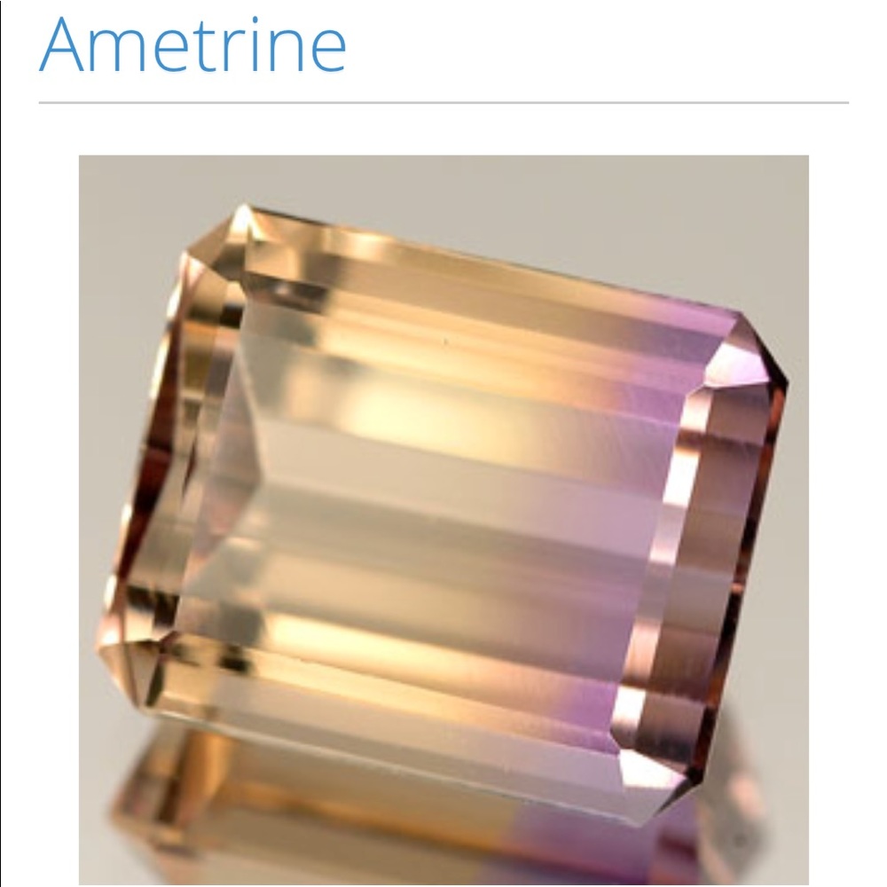 Real vintage Ametrine pendant in sterling silver.